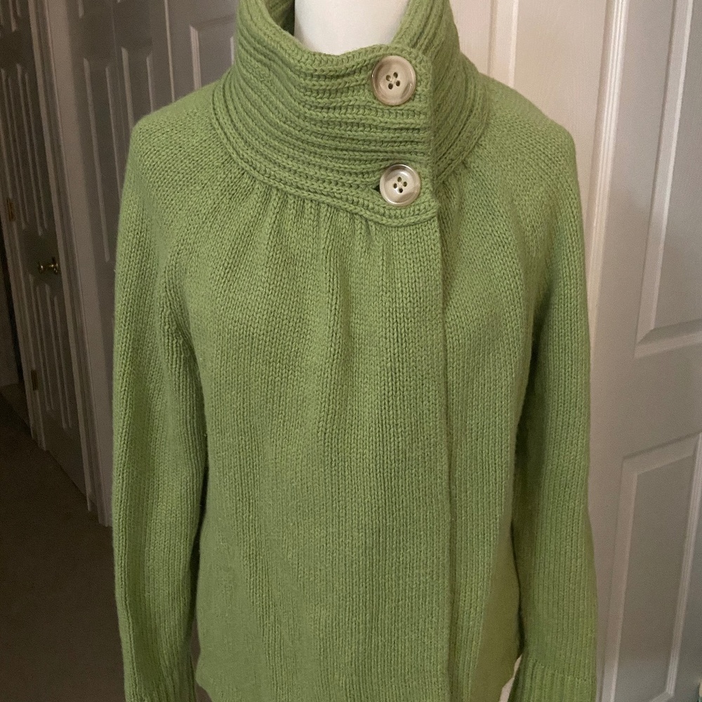 Olive Button Cardigan